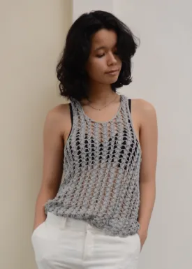 Crochet Lacy Tank, one size - SALE CLOTHING & KIDS