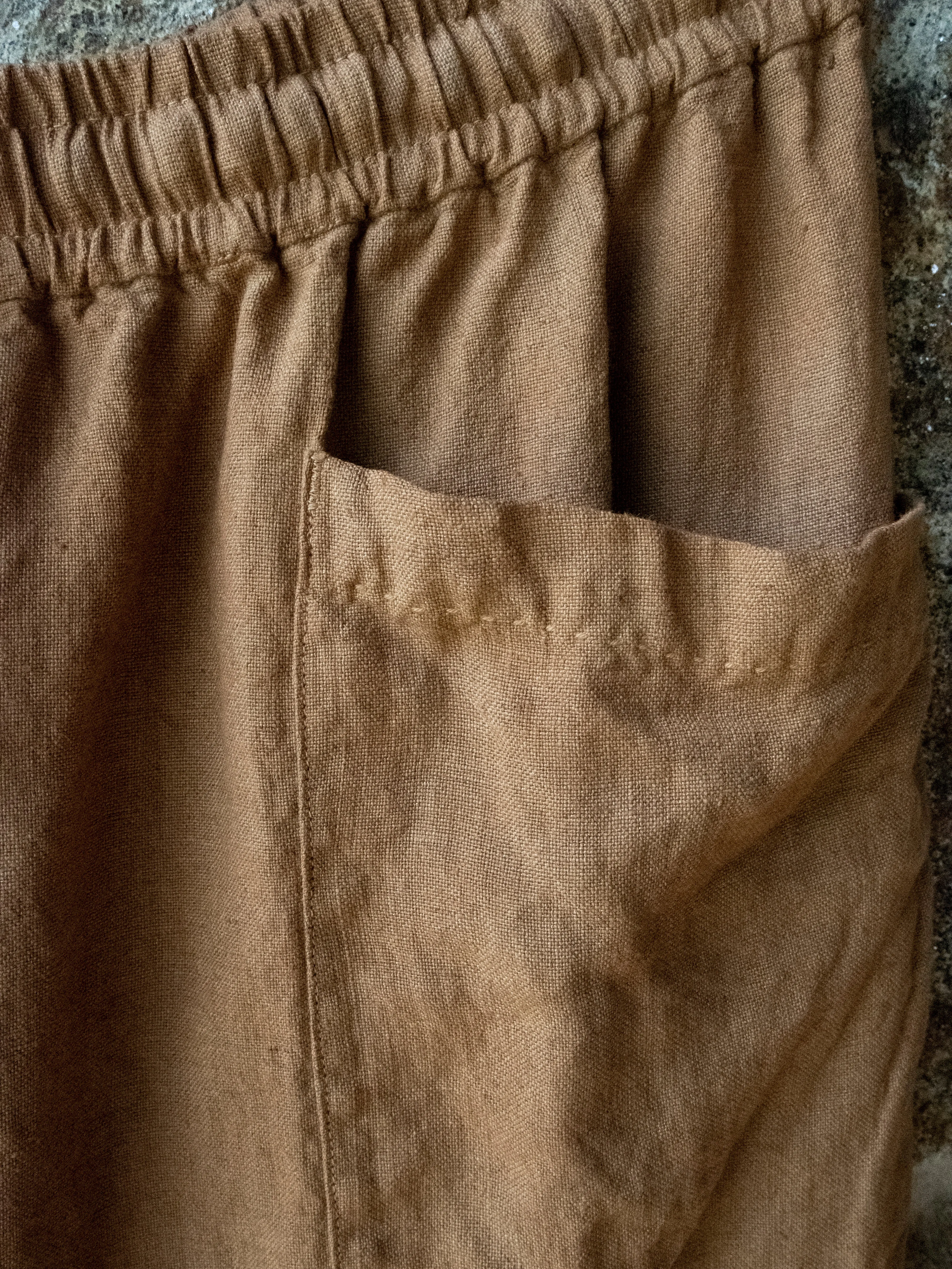 Cutch Hand-Dyed Hemp Easy Shorts