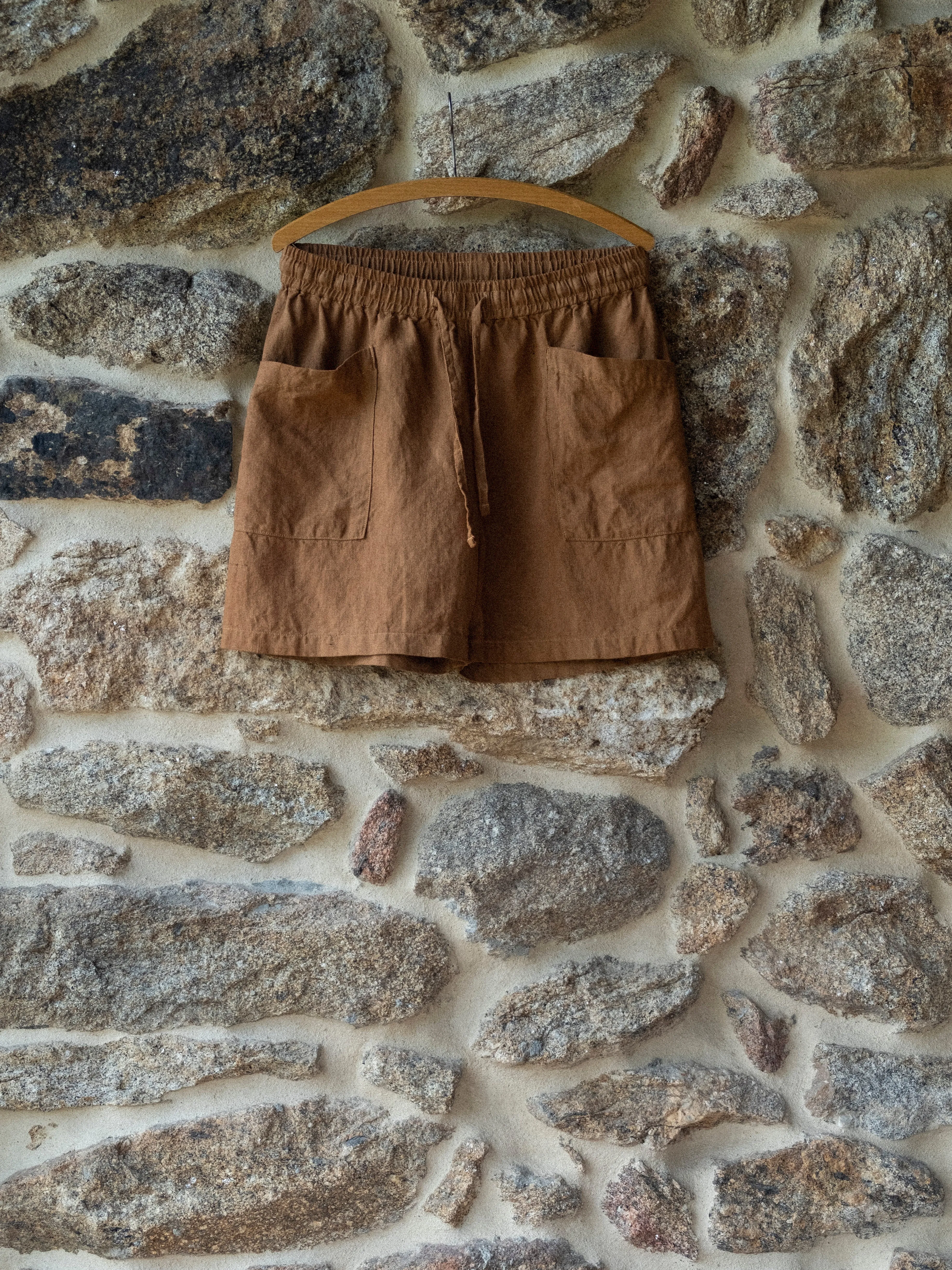 Cutch Hand-Dyed Hemp Easy Shorts