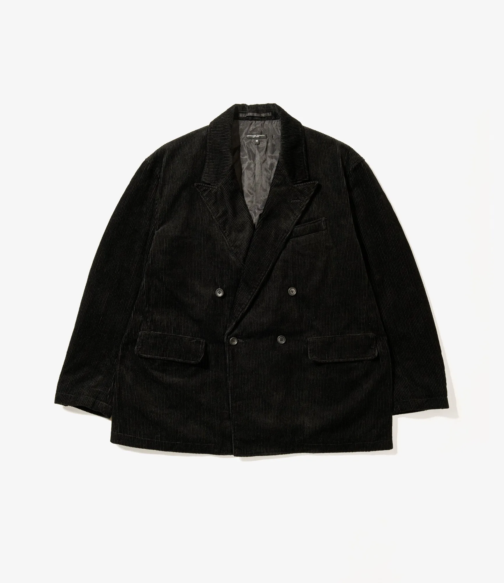 DBL Peak Jacket – Black 8W Corduroy