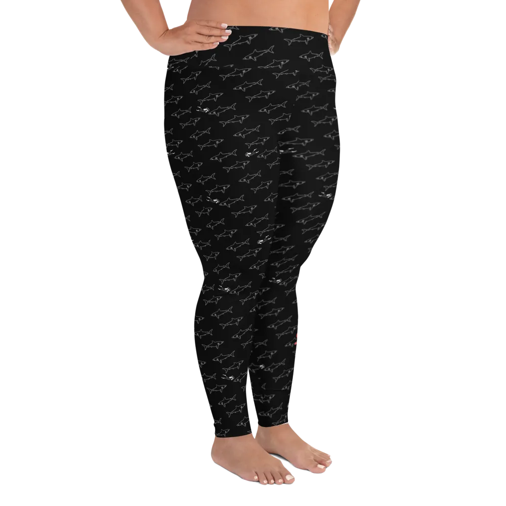 Dive Like a Girl Plus Size Leggings