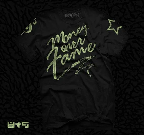 Foamposite Electric Green Money Over Fame T Shirt