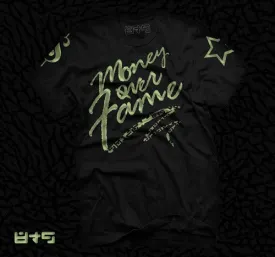 Foamposite Electric Green Money Over Fame T Shirt