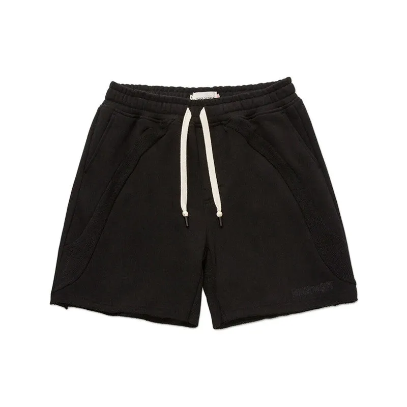 Honor The Gift PANEL TERRY (BLACK) SHORTS HTG240120