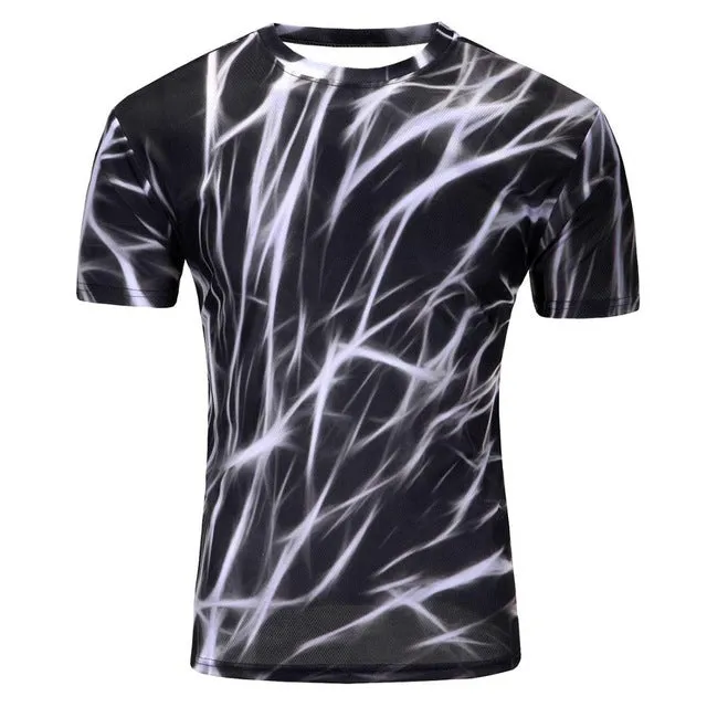 Hot selling New fashion Men's 3D apple/tree printing t shirt summer short sleeve t shirts tops, M-4XL,plus size free shipping