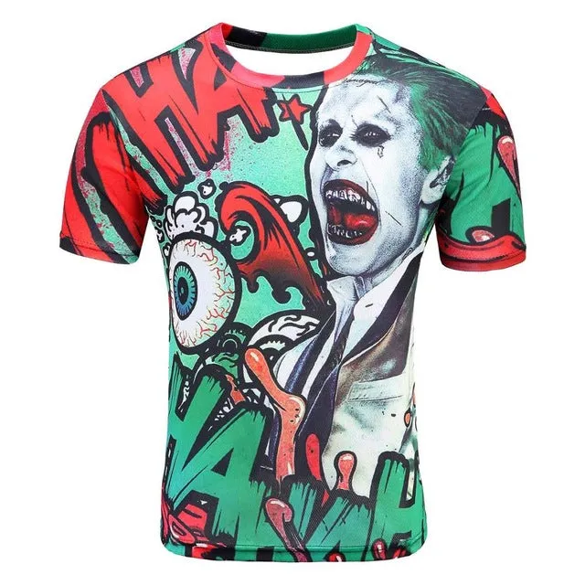 Hot selling New fashion Men's 3D apple/tree printing t shirt summer short sleeve t shirts tops, M-4XL,plus size free shipping