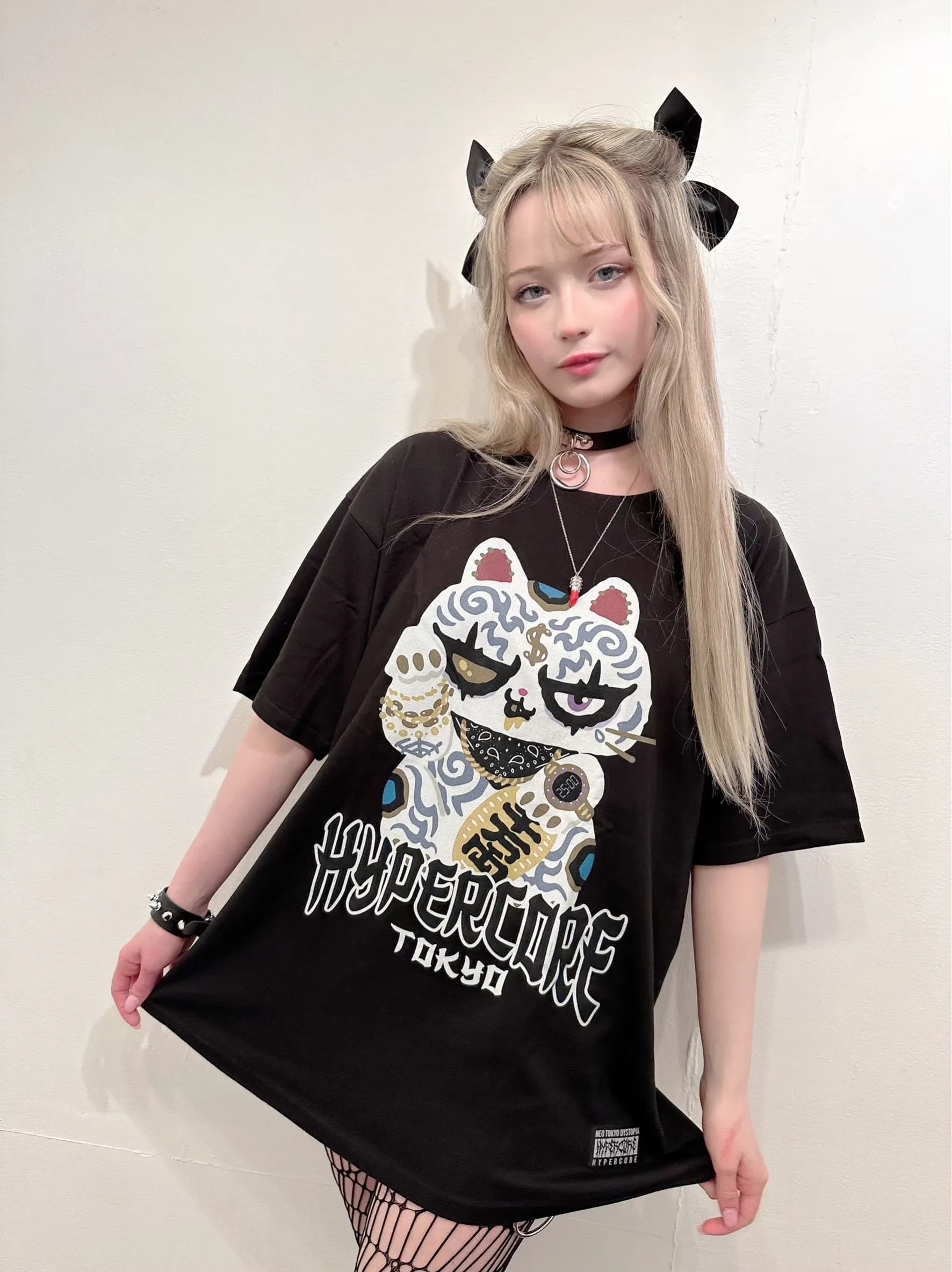 Hypercore MONE¥KE¥ cat t-shirt