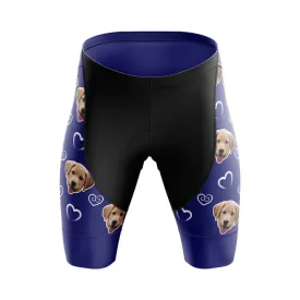 I heart you Custom Face Shorts (dog)