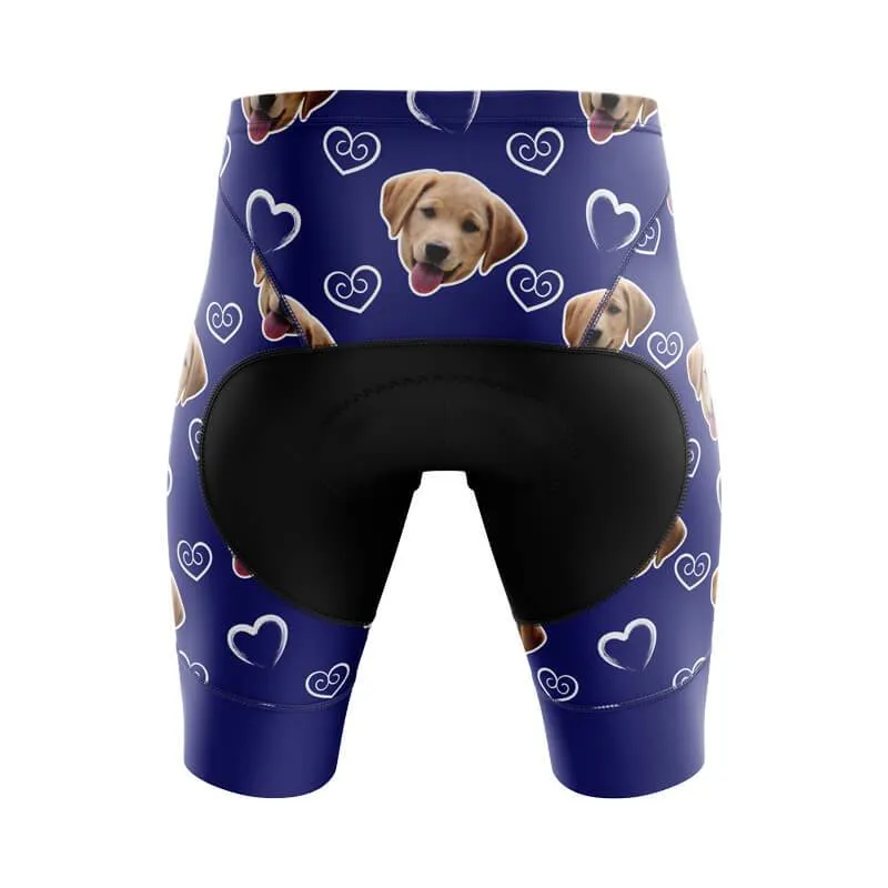 I heart you Custom Face Shorts (dog)