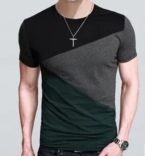 Liseaven Mens T Shirt Slim Fit Crew Neck T-shirt Men Short Sleeve Shirt Casual tshirt Tee Tops 2016 Short Shirt Size M-5XL