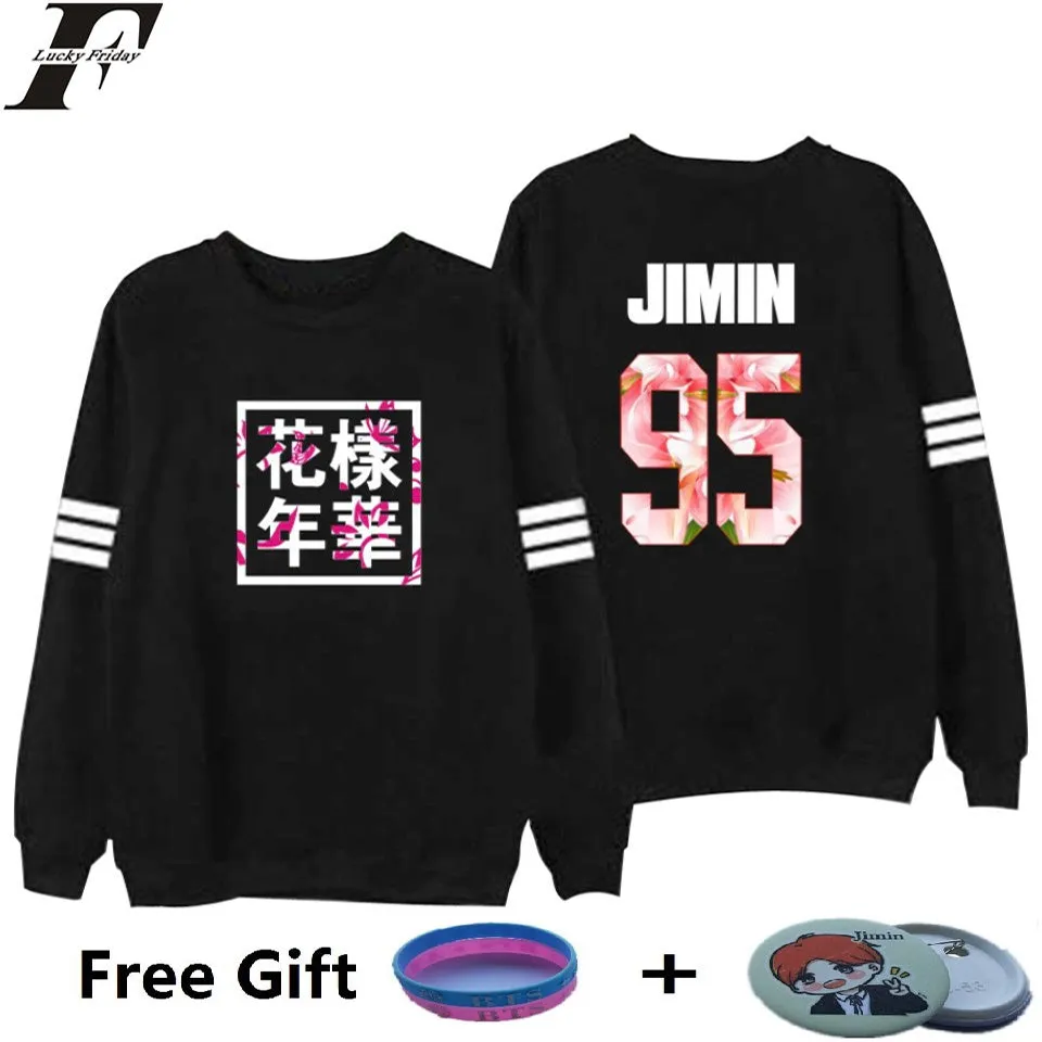 LUCKYFRIDAYF Bangtan Boys Kpop BTS Women Hoodies Sweatshirts Letter Printed in J-HOPE 94 and SUGA 93 Women Hoodies  JUNG KOOK 97