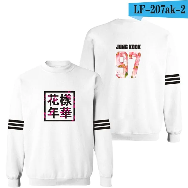 LUCKYFRIDAYF Bangtan Boys Kpop BTS Women Hoodies Sweatshirts Letter Printed in J-HOPE 94 and SUGA 93 Women Hoodies  JUNG KOOK 97