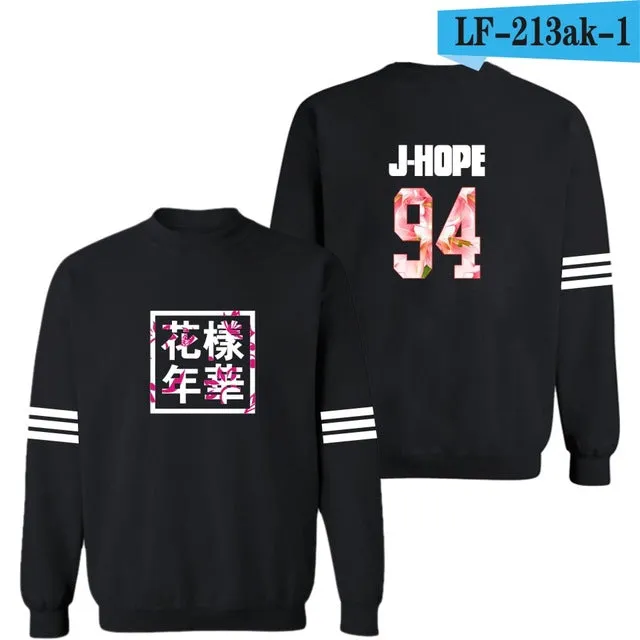 LUCKYFRIDAYF Bangtan Boys Kpop BTS Women Hoodies Sweatshirts Letter Printed in J-HOPE 94 and SUGA 93 Women Hoodies  JUNG KOOK 97