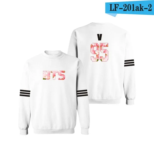 LUCKYFRIDAYF Bangtan Boys Kpop BTS Women Hoodies Sweatshirts Letter Printed in J-HOPE 94 and SUGA 93 Women Hoodies  JUNG KOOK 97