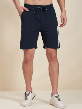 Men Navy Mascln Bermuda Shorts