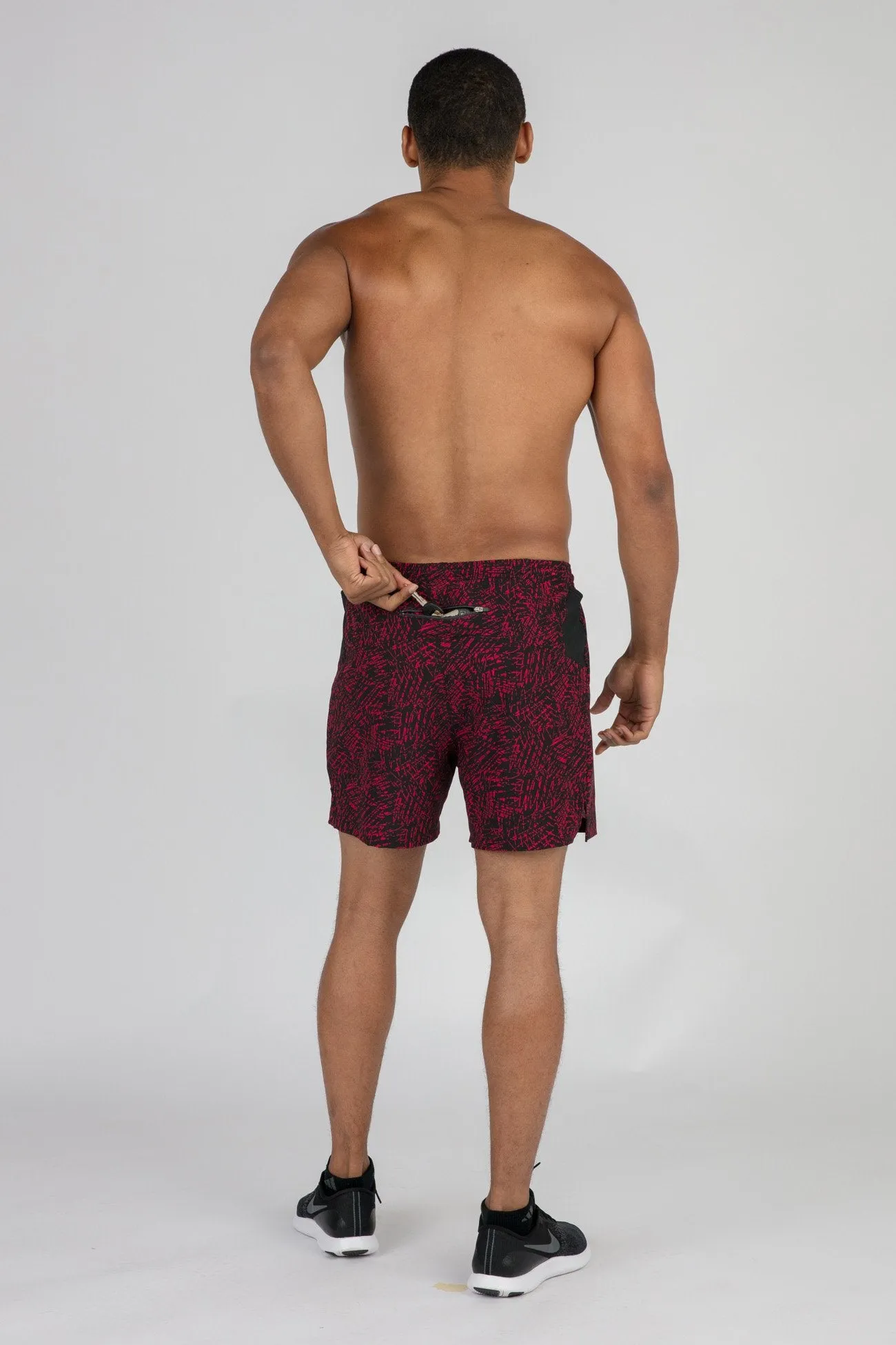 Men's 2-n-1 5" Ultra Running Shorts - Hyper Red