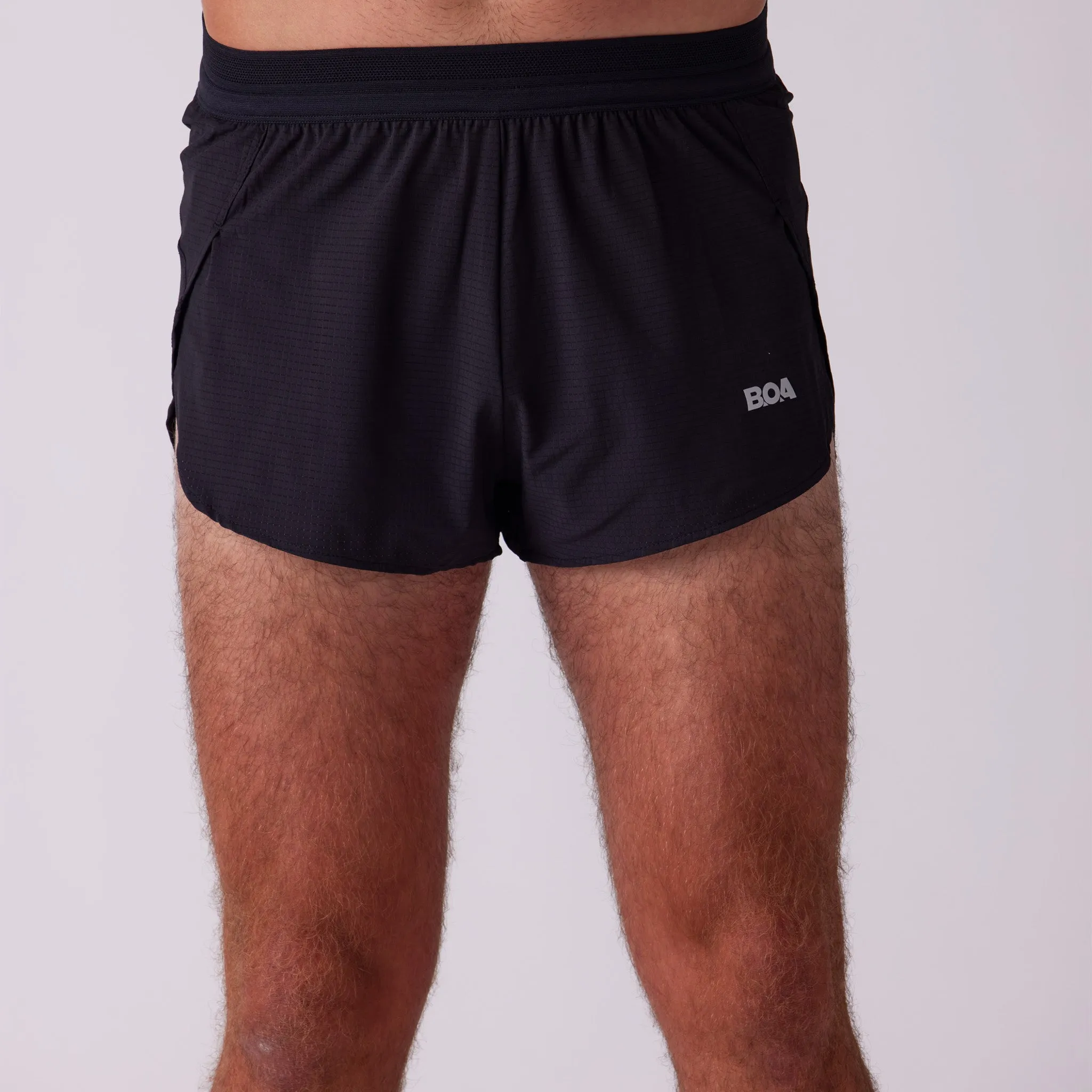 Men's Blaze 2" Lined Full Split Short - Black