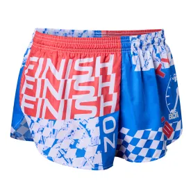 Men's Printed 1" Elite Split Shorts - Finish On Empty