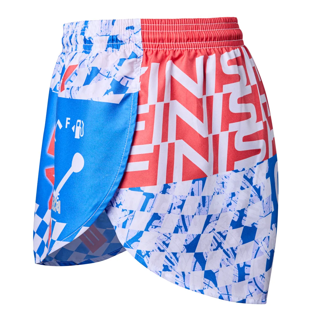 Men's Printed 1" Elite Split Shorts - Finish On Empty