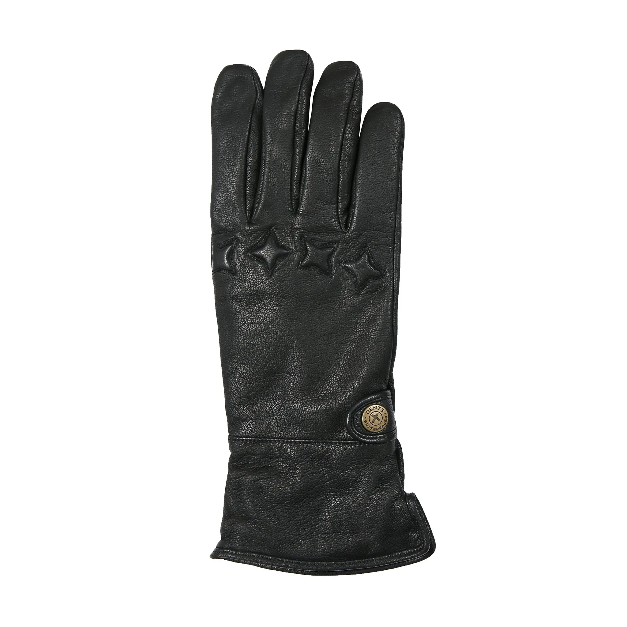 Men's The Suited Racer Touchscreen Water-Resistant Wool-Lined Goatskin Leather Gauntlet Gloves