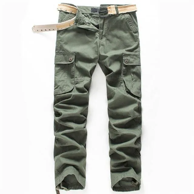 Multi pockets men cargo pants