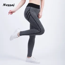 Nessaj High Waist Stretchy Leggings Women Sexy Hip Push Up Pants Legging For Activity Jegging Gothic Leggings Adventure Time 904