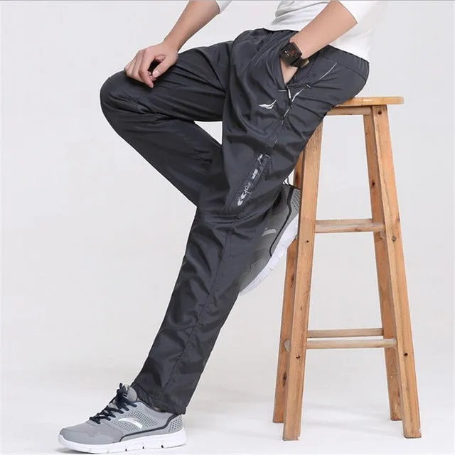 New 3 Colors 2017 Spring Outside Men's Casual Pants Quickly Dry Men's Working Pants Man Trousers & Sweatpants  waterproof Pants