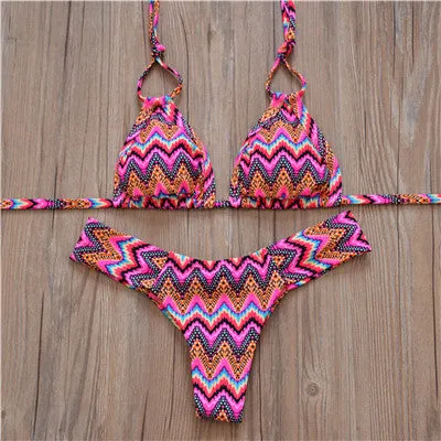 New Halter Top Sexy Bikini set Women Swimsuit Brazilian Bikini 2016 Push Up Swimwear Bathing Suit Biquini Bikinis Women