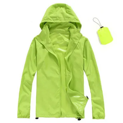 New Men's Quick Dry Skin Jackets Women Coats Ultra-Light Casual Windbreaker Waterproof Windproof Brand Clothing SEA211