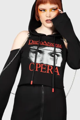 Opera Crop Hoodie - Resurrect