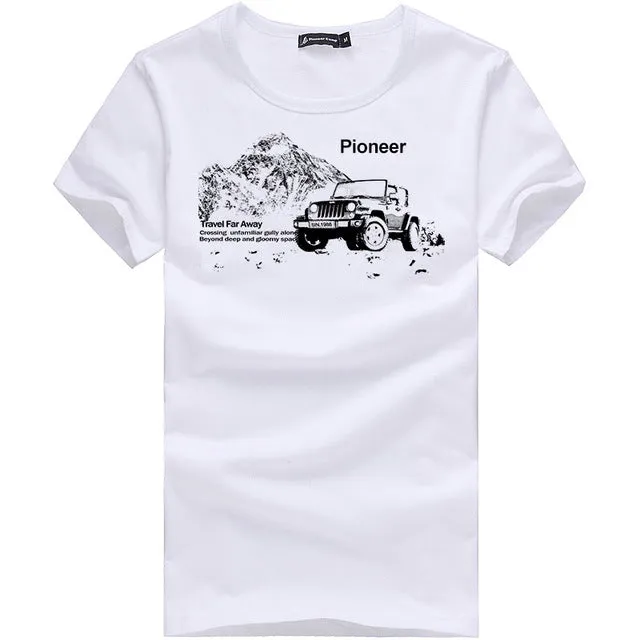 Pioneer Camp 2017 new fashion summer short men t shirt brand clothing cotton comfortable male t-shirt tshirt men clothing 522056