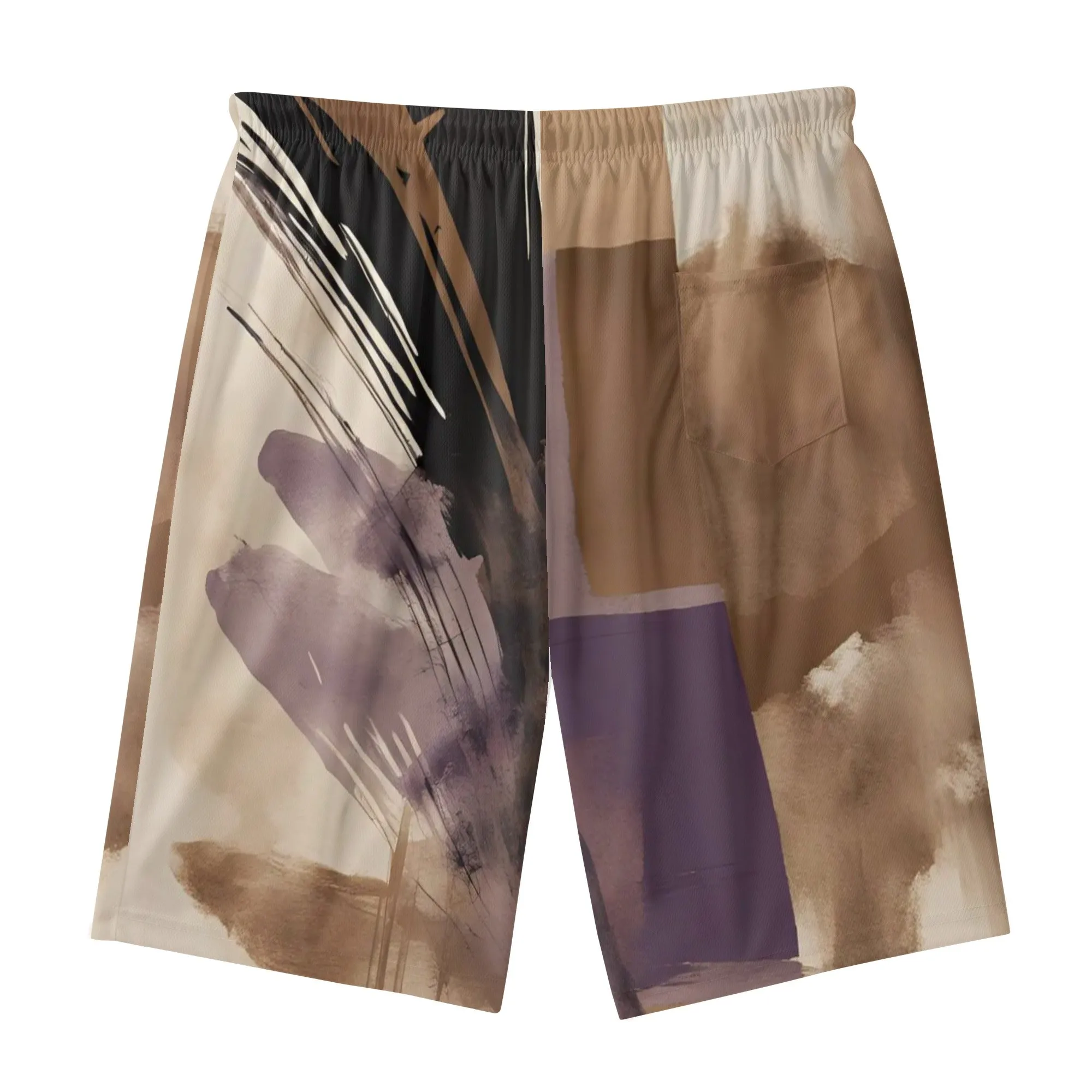 Purple Haze Mens Lightweight Hawaiian Beach Shorts