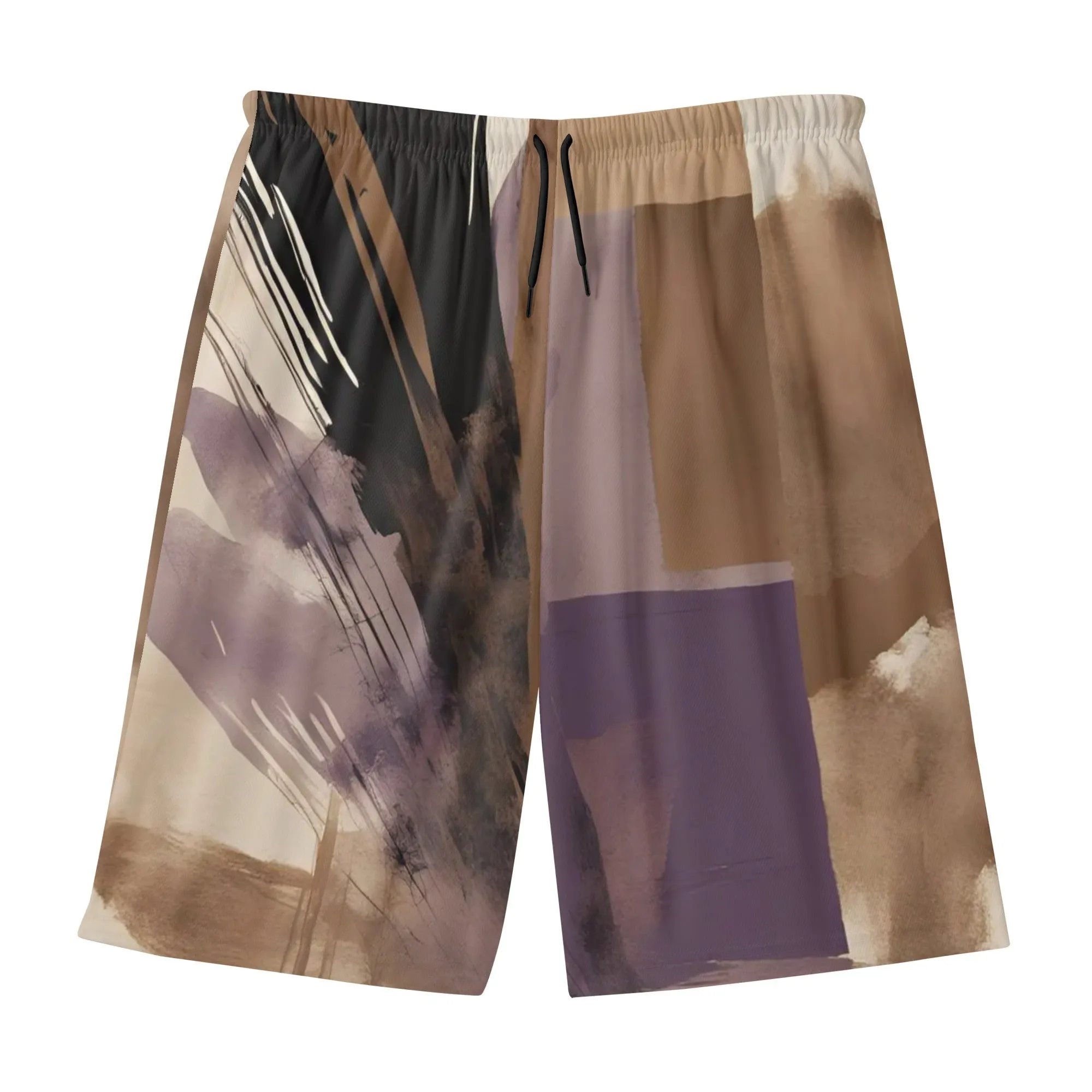 Purple Haze Mens Lightweight Hawaiian Beach Shorts