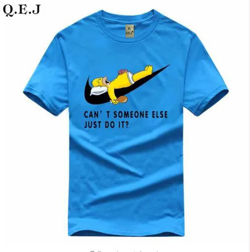 Q.E.J 2016 New Letter Print T Shirt Mens Black And White Comic Con Cosplay T-shirts Summer Skateboard Tee Boy Skate Tshirt Tops