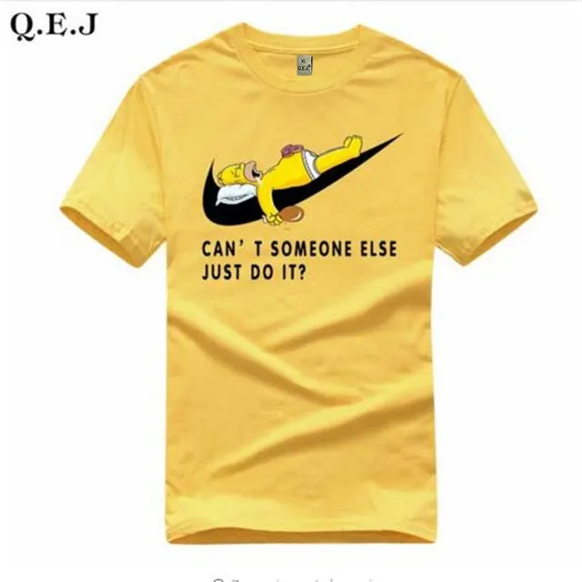 Q.E.J 2016 New Letter Print T Shirt Mens Black And White Comic Con Cosplay T-shirts Summer Skateboard Tee Boy Skate Tshirt Tops