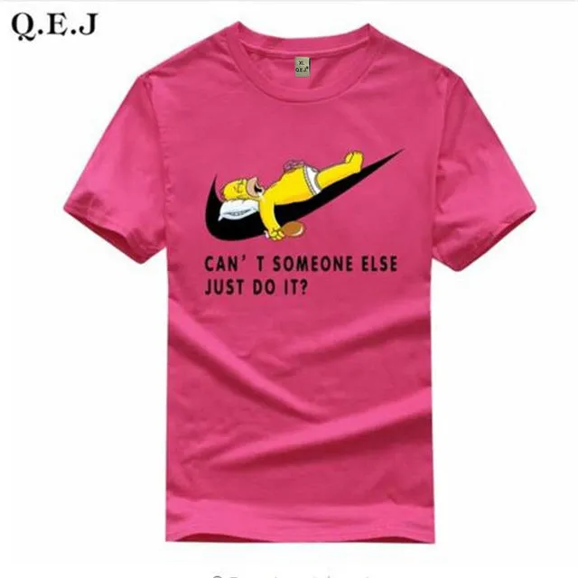 Q.E.J 2016 New Letter Print T Shirt Mens Black And White Comic Con Cosplay T-shirts Summer Skateboard Tee Boy Skate Tshirt Tops