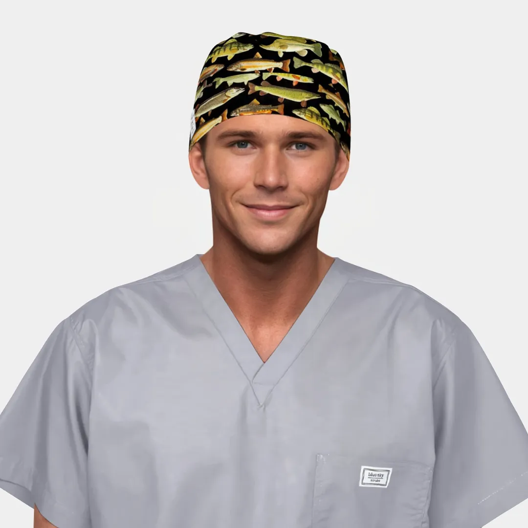 Roaring Fork River - Mens Surgical Scrub Cap