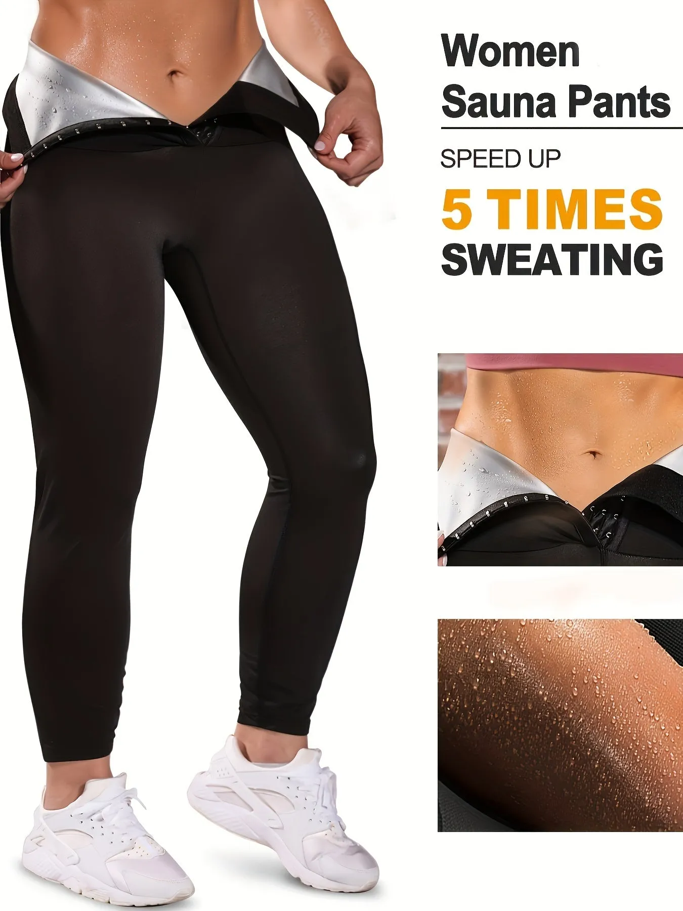 Sculpted Performance Women's Plus Solid High Rise Body Shaping Sports Leggings