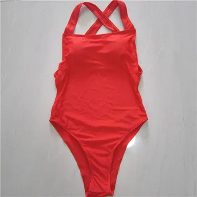 Sexy Swim Professional Sport Triangular Piece Swimsuit One Piece Swimwear Bathing Suit Bodysuits High Cut One Piece Swimsuits