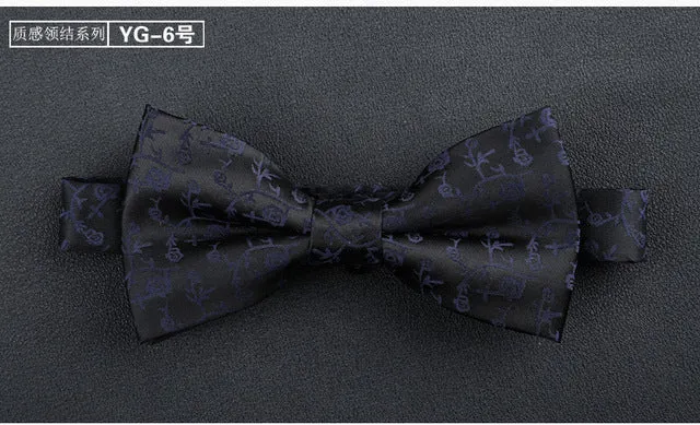 SHENNAIWEI High quality 2017 sale Formal commercial wedding butterfly cravat bowtie male marriage bow ties for men business lote