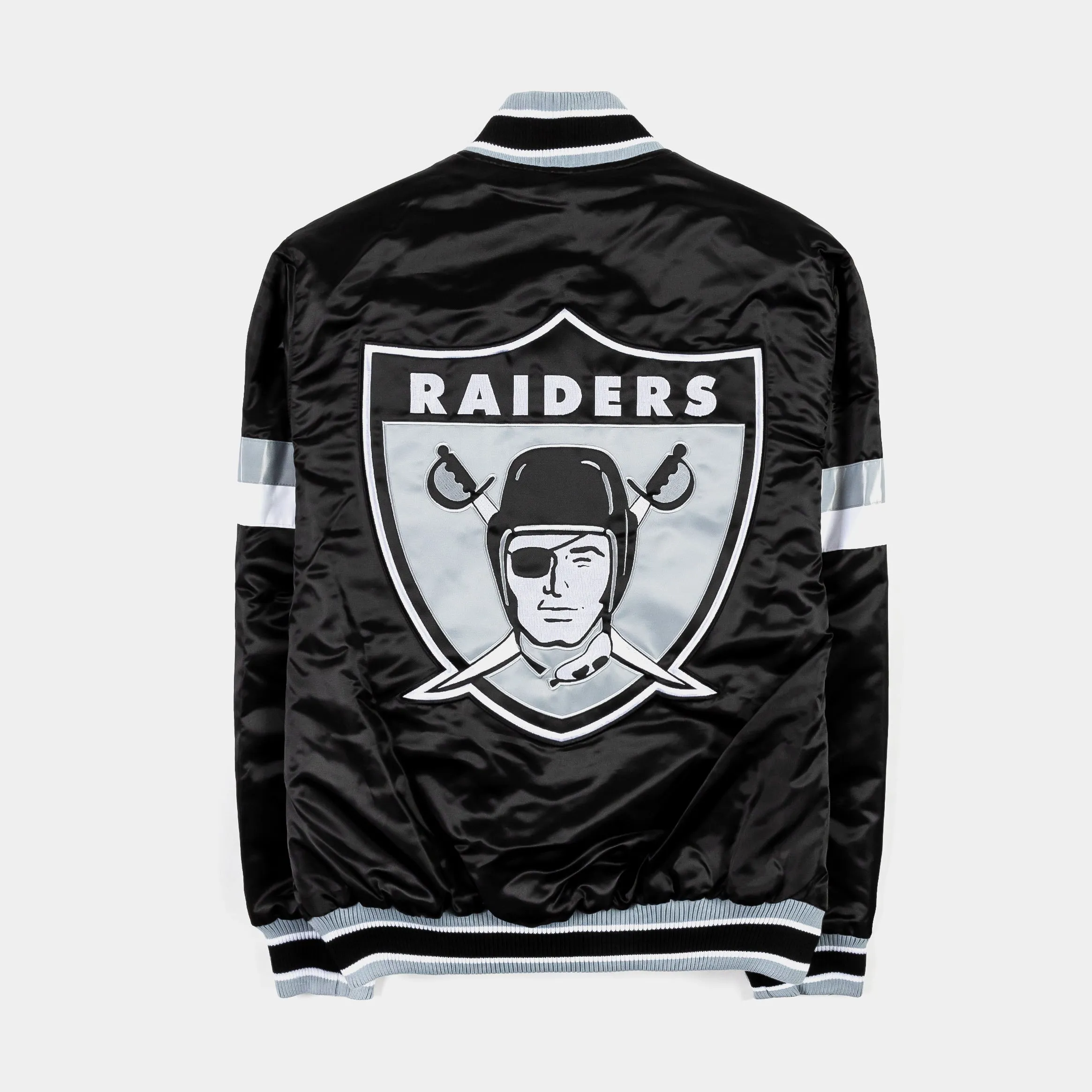 Shoe Palace Exclusive Las Vegas Raiders Home Game Varsity Mens Jacket (Black/Grey)