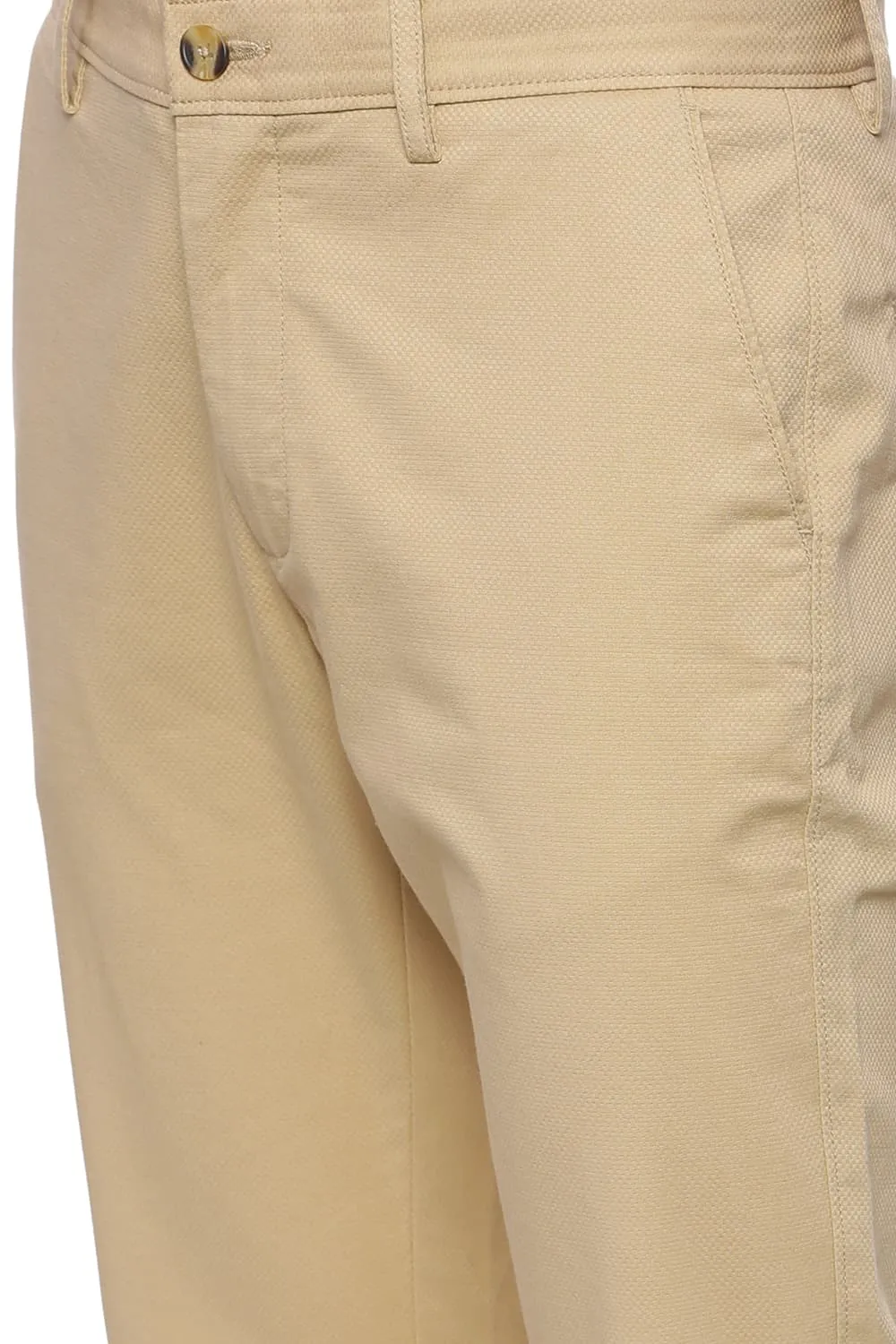 Skinny Fit Beige Stretch Trouser