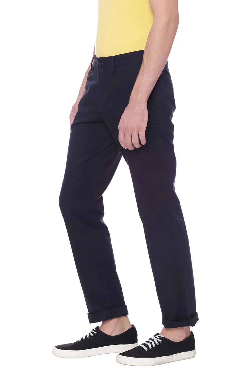 Skinny Fit Beige Stretch Trouser