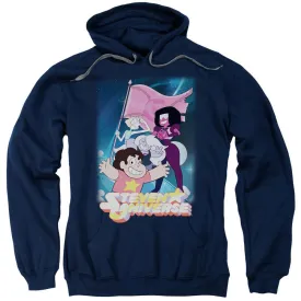 Steven Universe Crystal Gem Flag Adult Navy Hoodie