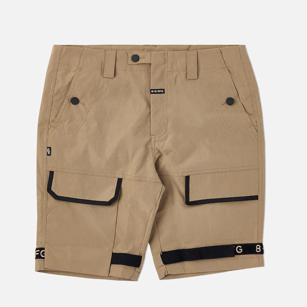 Strapped Up Shorts Rip Stop Khaki