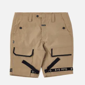 Strapped Up Shorts Rip Stop Khaki