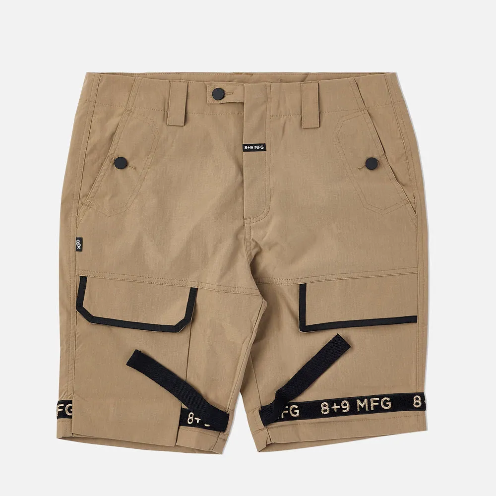 Strapped Up Shorts Rip Stop Khaki