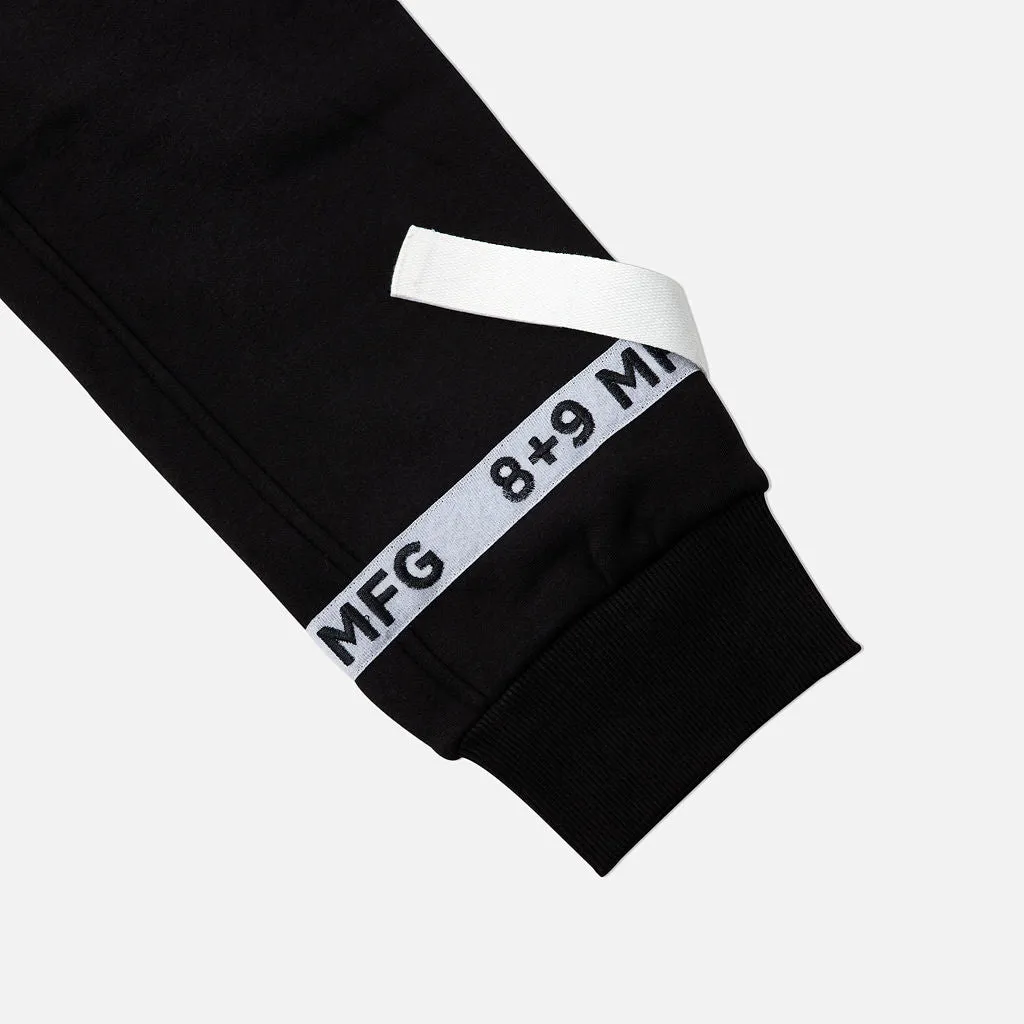 Strapped Up Slim Fleece Joggers Oreo