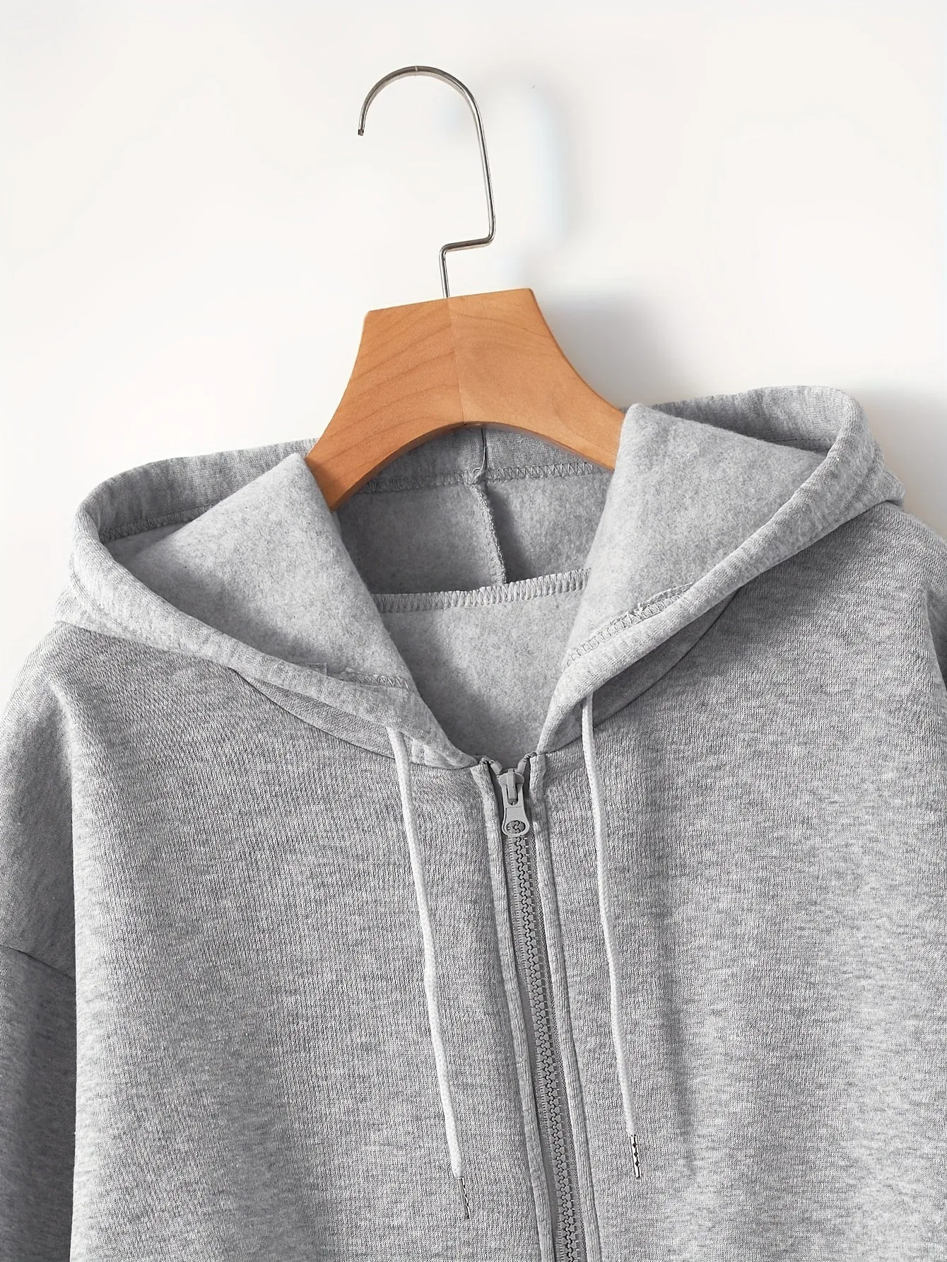 Stylish Solid Hoodie Perfect for Spring  Fall Womens Fashion