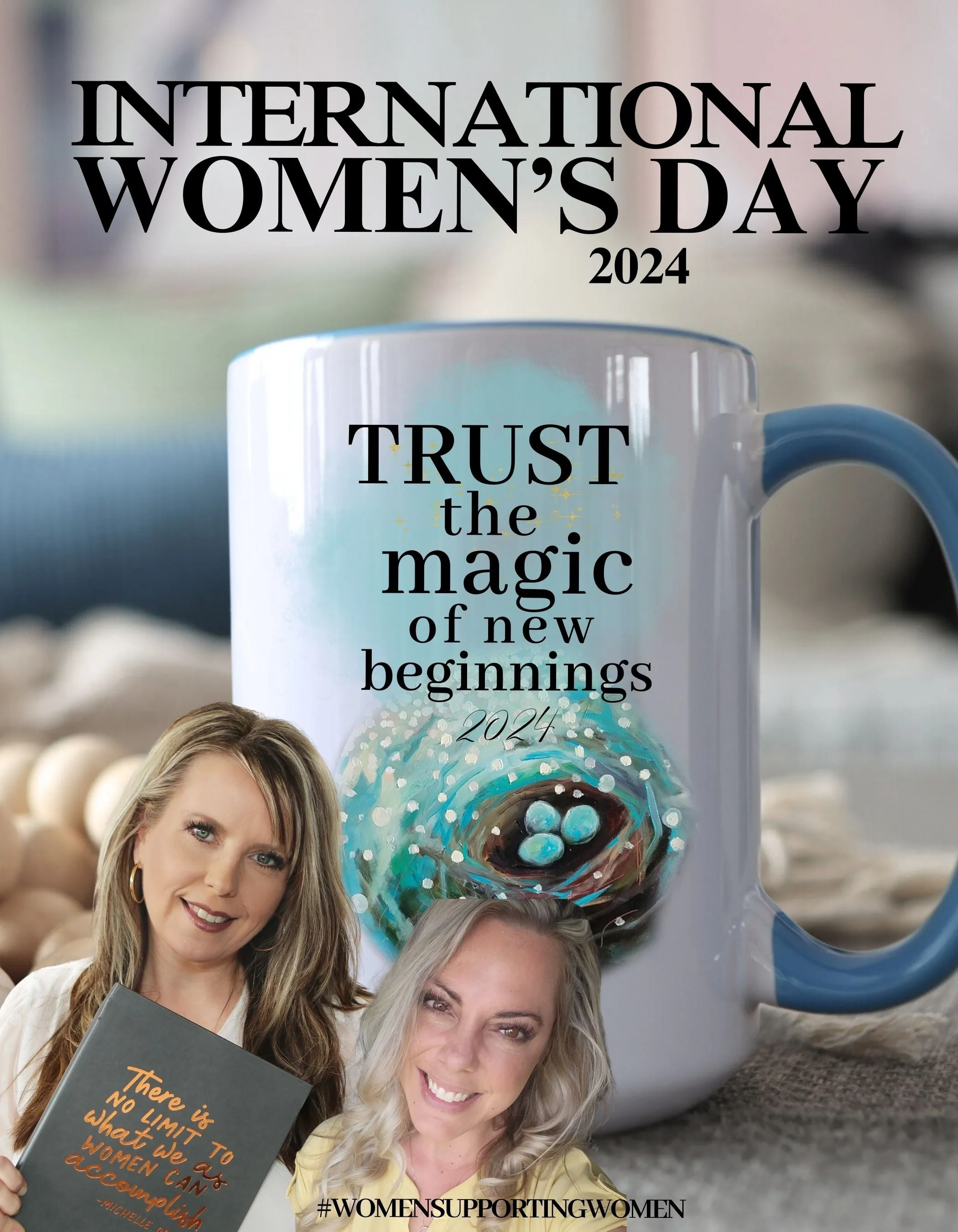 Trust the Magic of New Beginnings FUNDRAISER- TWO WOMEN artists